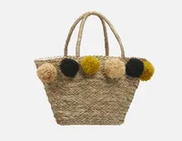 ROSIE woven straw tote bag