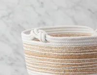 BERNARD cotton rope and jute basket