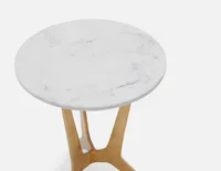 TANNER marble end table 40 cm