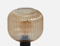 MOPTI table lamp with glass shade (height: 31 cm)