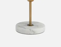 ILIANA table lamp with marble base 43 cm height