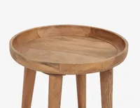 SAMARA 100 % mango wood end table 49 cm