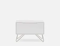 SNOWER lacquered nightstand