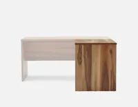 FRANKE walnut veneer desk return 100cm