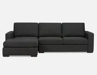 KELLEY left-facing sectional sofa