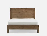 HAMBURG acacia wood king bed