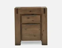 HAMBURG acacia wood nightstand