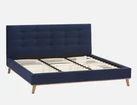 CARME tufted upholstered king bed