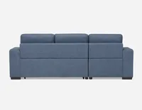 CAROLE left-facing sectional sofa-bed with storage