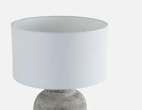 MISAKO cement base table lamp 60 cm height