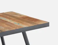 MOLTENO recycled fir wood dining table 190 cm