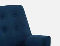 DAVE velvet armchair
