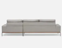 PRESTON left-facing sectional sofa