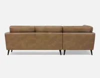 JEROME left-facing sectional sofa