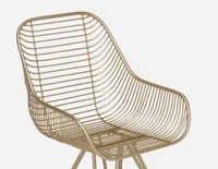 ESTER iron dining armchair