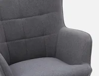HEATH tufted upholstered armchair