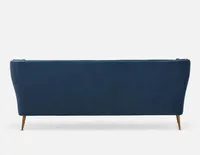 STASIA velvet 3-seater sofa