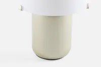 HOUBA table lamp with glass shade (height: 34 cm)