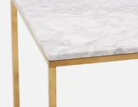 VINCI marble end table 50 cm