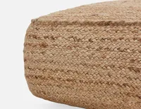 REED braided jute ottoman