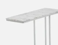 LEONARDO marble end table 70 cm