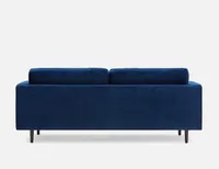 KINSEY velvet 3-seater sofa