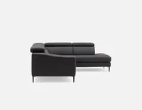 SULI right-facing sectional sofa with adjustable headrests