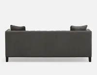 WESLEY tufted 3-seater sofa