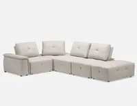 KAMEO modular sectional sofa with movable backrests