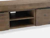 HAMBURG acacia wood media unit