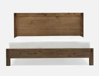 HAMBURG acacia wood king bed