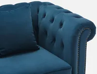 ARIELLE velvet armchair