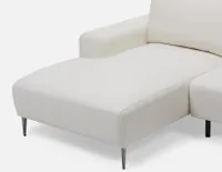 SABRINA left-facing sectional sofa