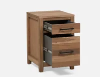 BAIYO acacia wood bedside table