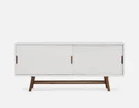 OCEAN 2-door sideboard with elm wood legs