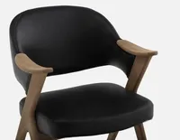 LORENA ash wood dining armchair