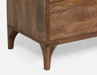 CARMELO mango wood 6-drawer dresser