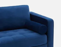 KINSEY velvet 3-seater sofa