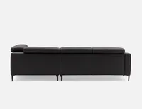 SULI right-facing sectional sofa with adjustable headrests