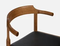 VARDE elm wood dining armchair