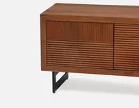 LYON acacia wood media unit