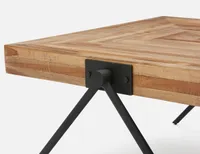ZAK recycled teak coffee table 80 cm