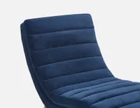 ANNE velvet lounge chair