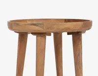 SAMARA 100 % mango wood end table 49 cm