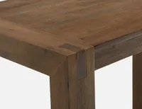 HAMBURG solid acacia wood bar table 137 cm