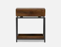 LAIRD mango wood end table 55 cm