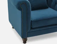 ARIELLE velvet armchair