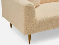 SVEN faux shearling 3-seater sofa