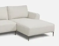 VICTOR left-facing sectional sofa