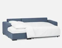 CAROLE left-facing sectional sofa-bed with storage